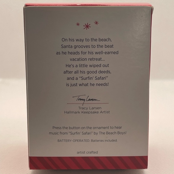 Hallmark Keepsake ornament- “Surfin’ Safari Santa” - Picture 3 of 5